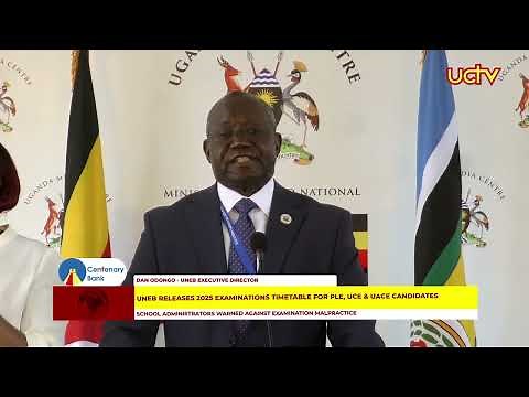UNEB Releases 2025 Examinations Timetable for PLE, UCE & UACE Candidates