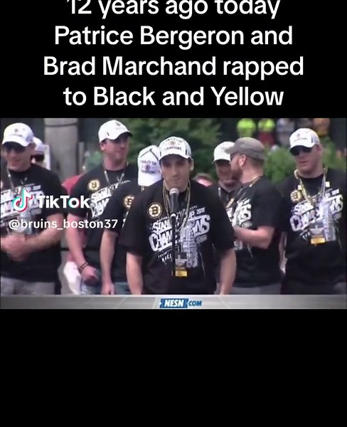 12 years ago today #patricebergeron #bradmarchand #stanleycup #parade #boston #rap #nhl #nhlbruins #blackandyellow #hockey #hockeytok #foryoupage #viral