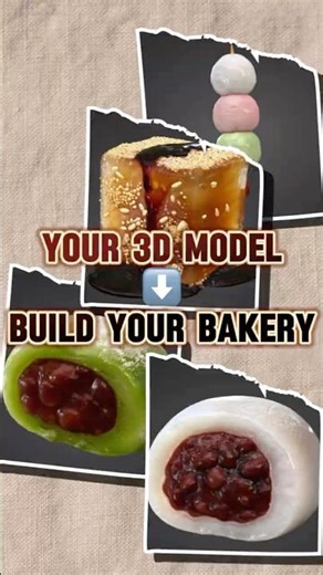 I Turned Food Images Into Realistic 3D Game Assets 🍔🎮 #shorts #blendergameengine #gamedev