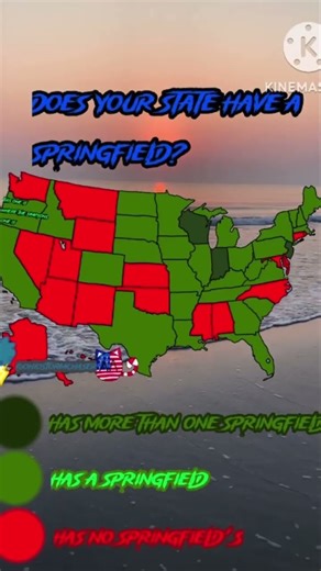 States the Have a Springfield #mapping