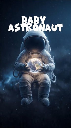 Emotional AI Video: Baby Astronaut Holding the Earth 🌍 #AIVideo #SciFiArt #CinematicShorts