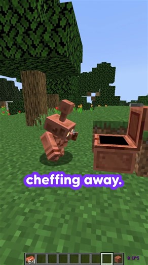 Copper nugget man #minecraft #minecrafthumor