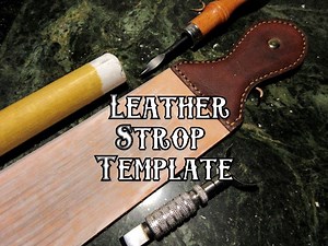 Free Leather Strop Template - Maze Leather