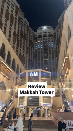 Hudzaifah | Umroh on Instagram: "Ada 4 tower yang nempel denga pelataran masjid Al Haram. Salah satunya, Makkah tower ini. #hotelmakkah"