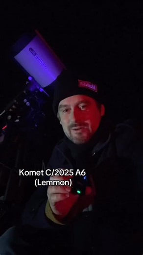 Komet C/2025 A6 (Lemmon) live und Infos zu dem interstellaren Kometen 3I/ATLAS. Clear Skies 💫 #komet #c2025a6 #3iatlas #live #sebastianvoltmer | Sebastian Voltmer Photography