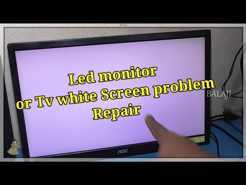 FIX LED Monitor White Screen Problem (TV/Display) | Loose Ribbon Cable Repair Guide