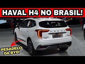 O PESADELO DO COMPASS! NOVO HAVAL H4 É SUV MÉDIO COM PREÇO DE COMPACTO NO BRASIL!