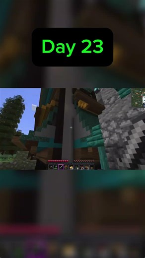 Breaking ONE Block Per Day in Better Minecraft Hardcore - Day 23 #minecraftchallenge