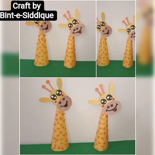 Paper Giraffe 🦒.#papercraft