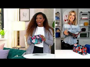 Lug Lay Flat Cosmetic Case - Flash on QVC