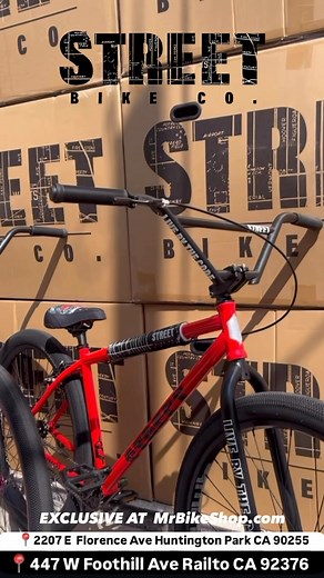 Street Bike Code 29” Bikes are the Hottest Bikes on the market & EXCLUSIVE at Mr. Bike Shop. Make sure to get one now before they sellout!!! 🔥🔥🔥 . ———————————- MrBikeShop.com ——————————— Don’t Forget‼️ We now got 2 locations near you! . Shop Now & Pay Later Payment Plan! . 📍2207 E Florence Ave Huntington Park CA,90255 . 📍447 W Foothill Blvd Rialto CA, 92376 | Mr. Bike Shop