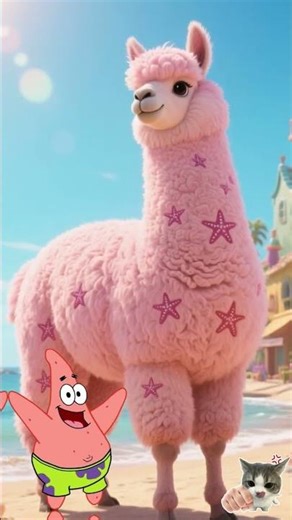 SpongeBob SquarePants as GIANT ALPACA All Characters 2025 🌟