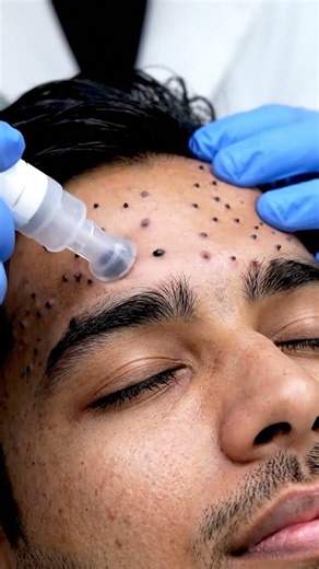 Professional Blackhead Removal with Pump Suction Machine | Relaxing ASMR 4K#019