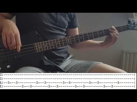 The Black Crowes - Jealous Again (Bass Cover + Tabs)