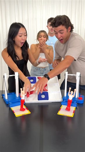 Gymnastics Tic Tac Toe Race! Girls vs Boys | The Smily Fam