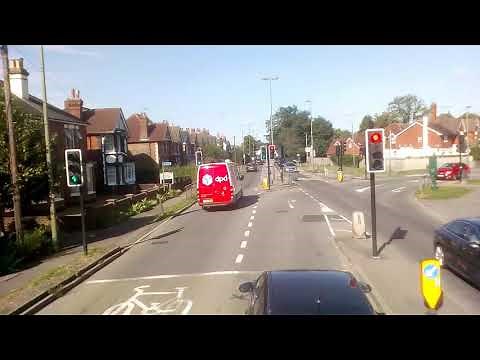 🇬🇧 FULL ROUTE VISUAL | Metrobus Crawley Fastway Route 100: Maidenbower - Redhill, Park 25