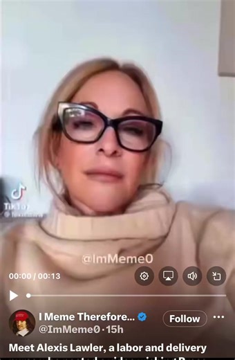 Meet Alexis Lawler, a delivery nurse wishing Press Secretary Karoline Leavitt traumatic injuries during childbirth. | Ami Horowitz