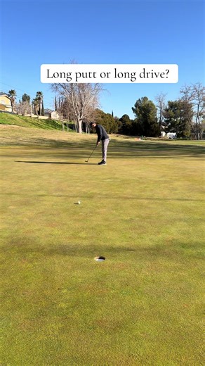 Long Bombs on the Golf Course: Drive vs. Putt