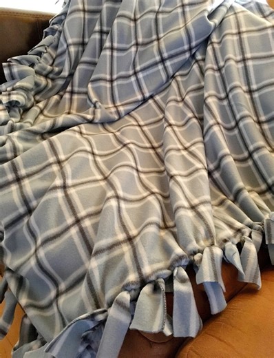No Sew Tied Fleece Blanket Tutorial (PDF Pattern) - Etsy