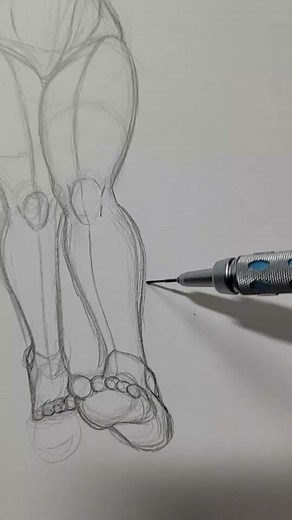 THICC Walking Figure #femalefigure #drawing #waifusedits #waifuedit #figuredrawing #foryoupage