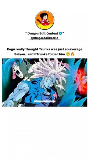 Trunks kills Kogu with just one Punch.