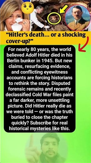 Hitler’s Death Mystery: New Evidence Challenges History#HistoryMystery #Hitler #HistoricalSecrets