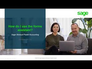 Sage 50cloud Pastel (ZA) - How do I use the forms assistant?