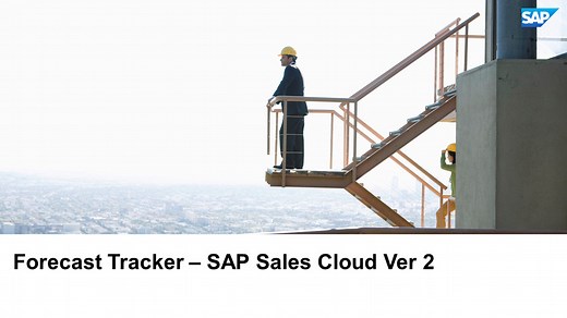 Forecast Tracker - SAP Sales Cloud Version 2