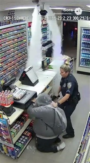 Fire Suppression System Blasts Fat Robber Mid Heist — CCTV Footage #funny #instantkarma #atmfail