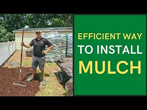 The Most Efficient Way to Install Mulch | Electric Lawn Service