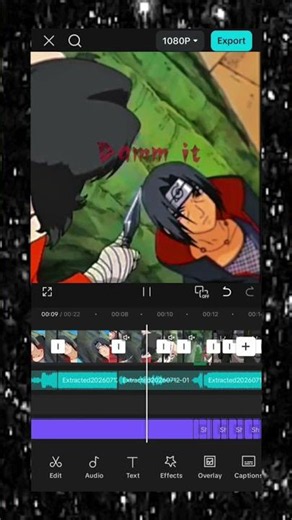 Montagem fearless tutorial Itachi edit