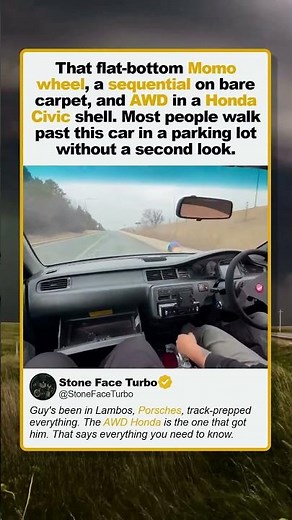 NOBODY EXPECTED THIS FROM AWD HONDA