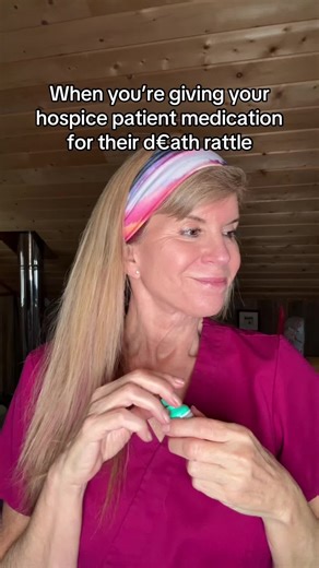 Repositioning and education are much more effective to help families deal with terminal secretions #Hospice #HospiceNurse #Nurse #Education