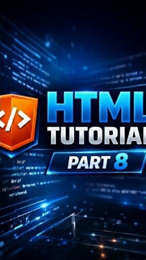 html tutorial part 8 #trendingshorts #coding #programming #webdevelopment #youtubeshorts #youtube