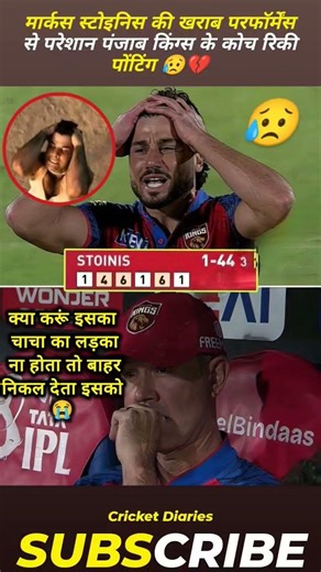 मार्कस स्टोइनिस की खराब परफॉर्मेंस से परेशान पंजाब किंग्स #PriyanshArya #klrahul #shreyasiyer