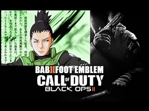 COD Black Ops 2 Emblem Tutorial - Shikamaru
