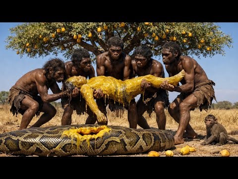 Life 3.7 Million Years Ago | Early Humans vs Giant Snake — A Fight for Survival