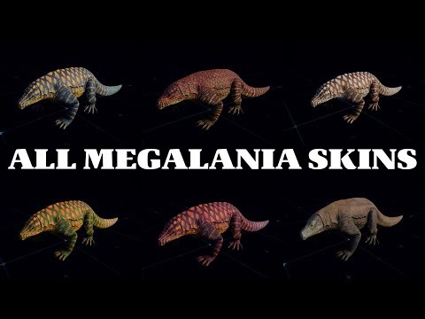 ALL MEGALANIA KINS | JURASSIC WORLD EVOLUTION