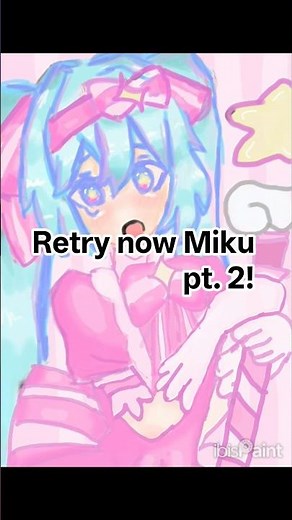 retrying retry now Miku:D pt. 2 #ibispaintx #digitalart #fypシ #art #retrynow #miku #roblox #forsaken