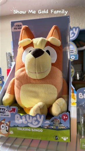 Bluey Talking Bingo Toy Fun! 🐶💛 #shorts #cute #toys #bluey