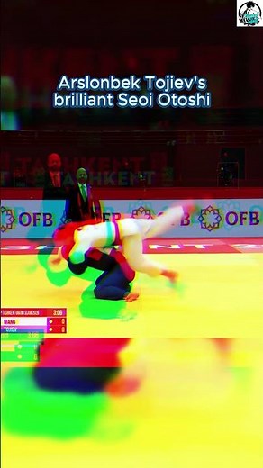 A Moment of Brilliance: Arslonbek Tojiev's Seoi Otoshi Sweep! ✨ #shorts #judo