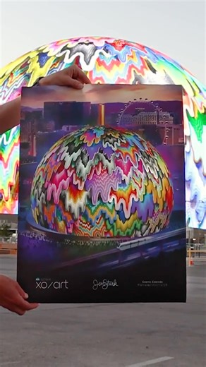 🚨From Sphere's digital canvas straight to your home 🌈 Shop Jen Stark’s "Cosmic Cascade": shop.thesphere.com Is this of interest? Please comment. Thanks Video Credit: Sphere Las Vegas #sphere #spherelasvegas #pleasefollowme | Vegas Travel News