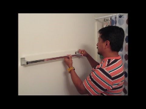 Fixing a loose towel rack or towel bar