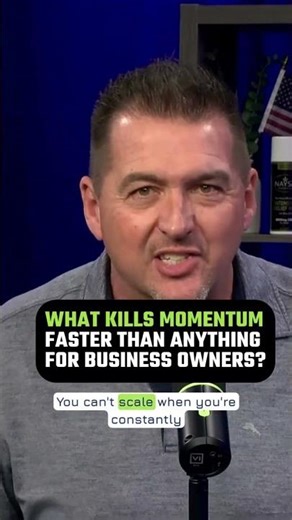 What kills momentum faster than anything for founders?