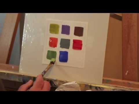 Acrylic Value Exercise - Mixing Color Values