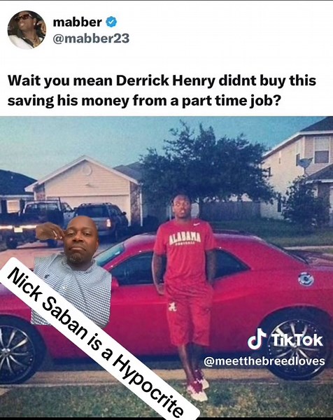 #greenscreen #alabamacrimsontide #viral #fyp #collegeathlete | nick saban