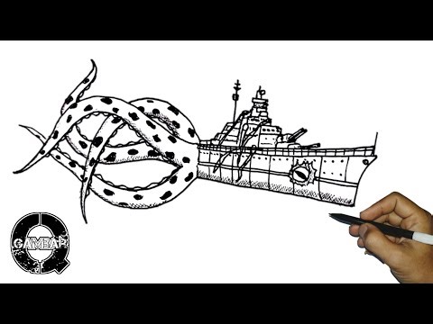 How to Draw SCP 4217 - Battleship Monster