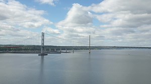 We just went over the Forth Bridge. | Edinburgh Spotlight