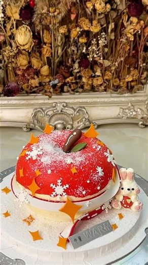 Lovely Apple #Cake Decorating Ideas