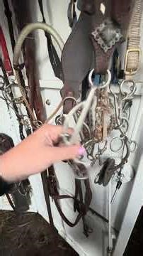 Bits and Hackamores I use #horselife #horse #barrelracing #lwbits